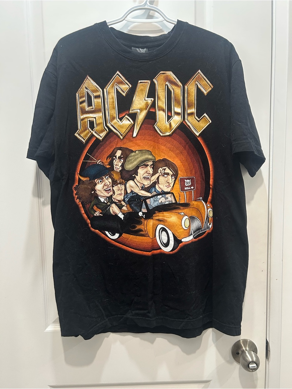 Vintage AC/DC "Hot Rod / Highway to Hell" Cartoon T-Shirt